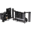 Wooden Camera Director's Monitor Cage v3 with Carbon Fiber Handgrips