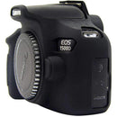Amzer Soft Silicone Protective Case for Canon EOS 1300D or 1500D (Black)