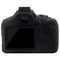 Amzer Soft Silicone Protective Case for Canon EOS 1300D or 1500D (Black)