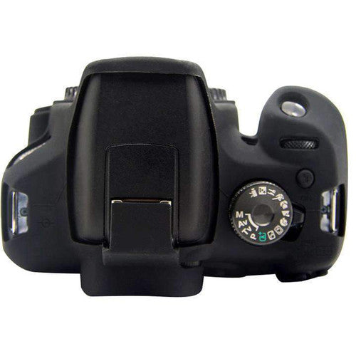 Amzer Soft Silicone Protective Case for Canon EOS 1300D or 1500D (Black)