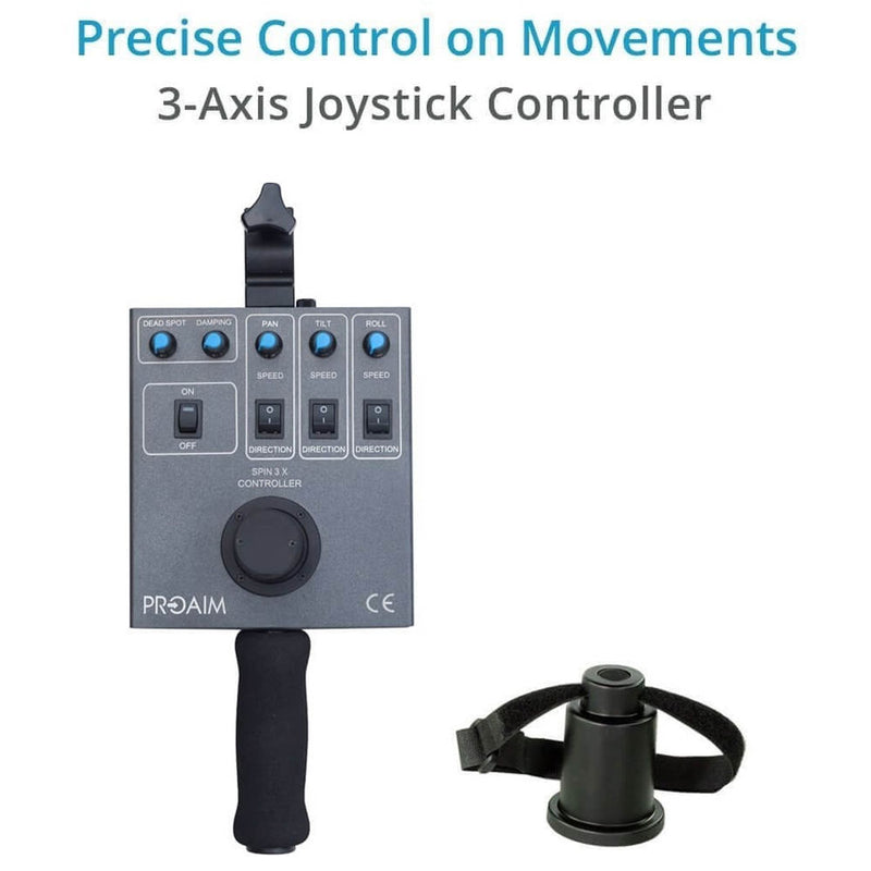 Proaim 3-Axis Motorized Dutch/Roll/Pan/Tilt Head