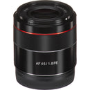 Rokinon AF 45mm f/1.8 FE Lens for Sony E