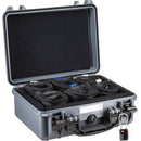 Porta Brace Hard Case with Three 7" Lens Cups (Platinum)