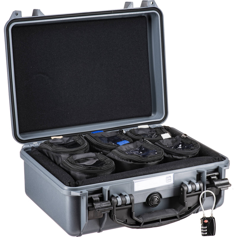 Porta Brace Hard Case with Three 7" Lens Cups (Platinum)