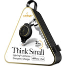 AtomXS 2-Hour Key Chain Emergency Charger (800mAh, Lightning)