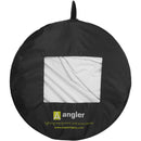 Angler Collapsible Background II and Impact Multiboom Kit (Black/White, 5 x 7')