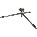 Slik Sprint Pro III EZ Travel Tripod with SH-707E 2-Way Pan Head (Matte Black)