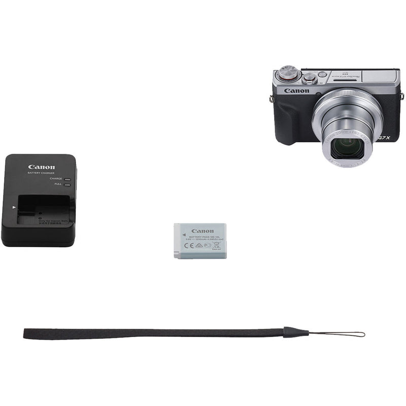 Canon PowerShot G7 X Mark III Digital Camera with Accessories Kit (Silver)