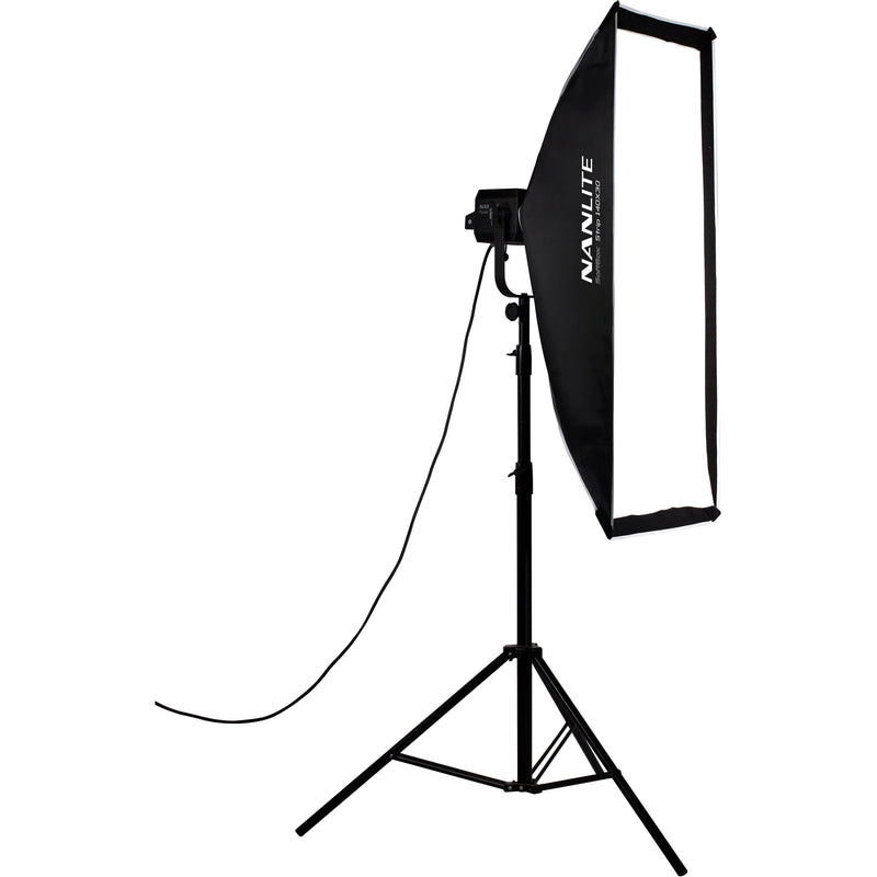 Nanlite Asymmetrical Stripbank Softbox with Bowens Mount (18 x 43")