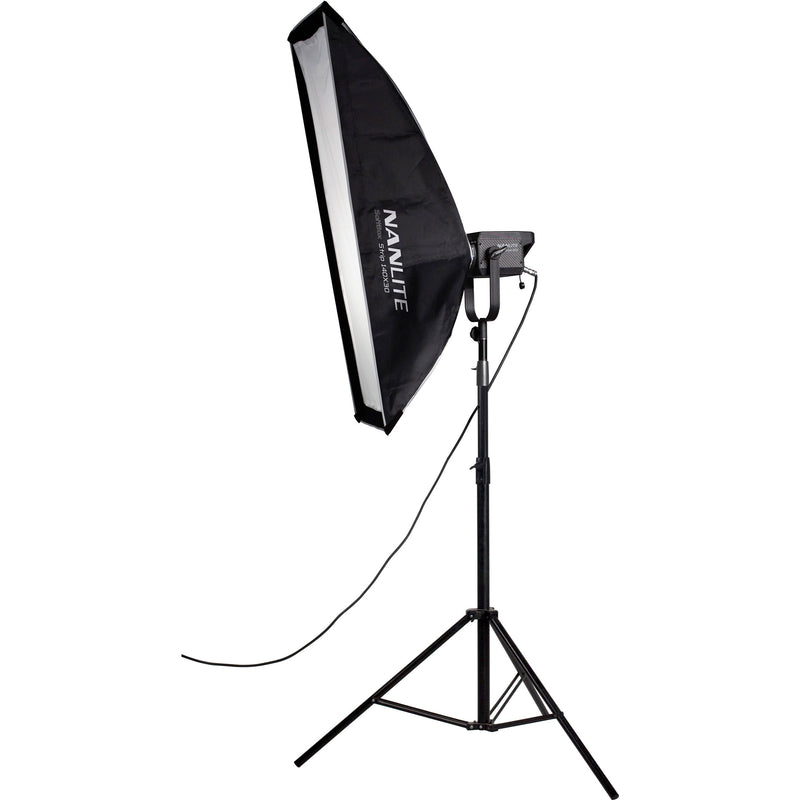 Nanlite Asymmetrical Stripbank Softbox with Bowens Mount (18 x 43")