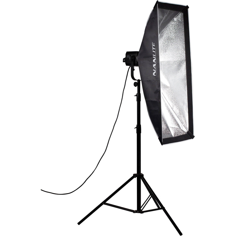 Nanlite Asymmetrical Stripbank Softbox with Bowens Mount (18 x 43")