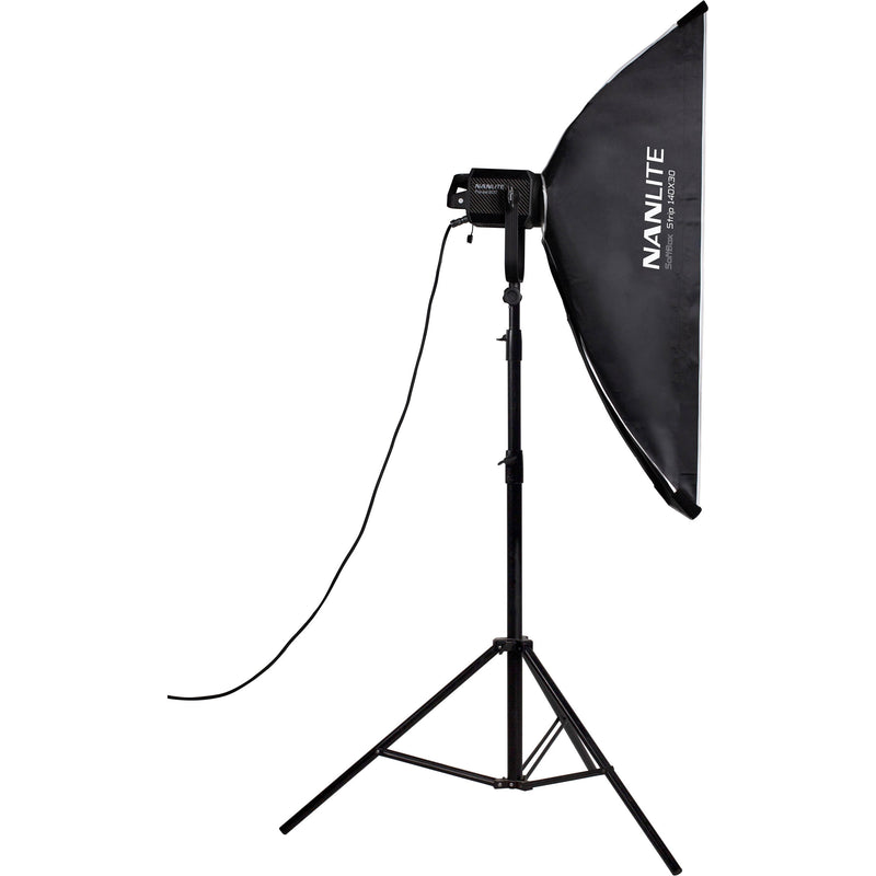 Nanlite Asymmetrical Stripbank Softbox with Bowens Mount (18 x 43")