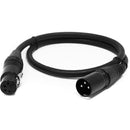 Core SWX 3-Pin XLR to 4-Pin XLR Cable for Helix SkyPanel Brackets