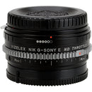FotodioX Vizelex Cine ND Throttle Adapter-Nikon Nikkor F Mount G-Type D/SLR Lens to Sony Alpha E-Mount