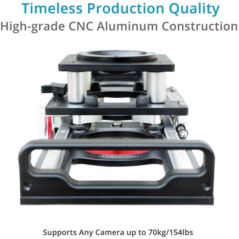 Proaim 4' Flyking Precision Camera Slider with 100mm Bowl Mount & Carrying Case