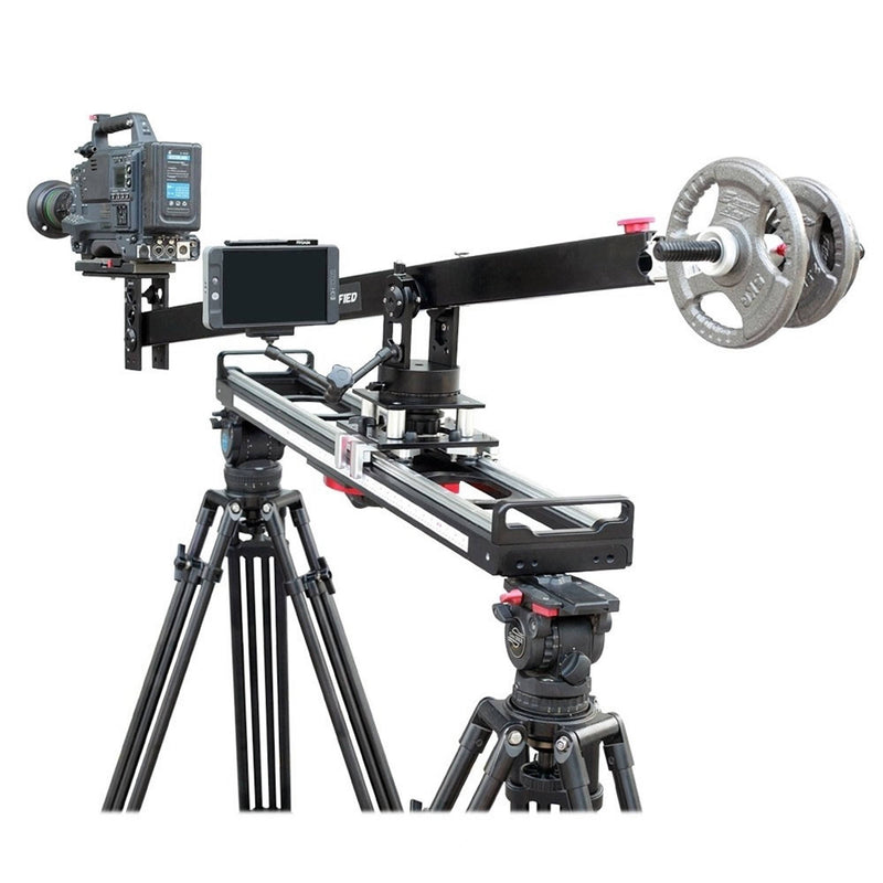 Proaim 4' Flyking Precision Camera Slider with 100mm Bowl Mount & Carrying Case