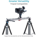 Proaim 4' Flyking Precision Camera Slider with 100mm Bowl Mount & Carrying Case