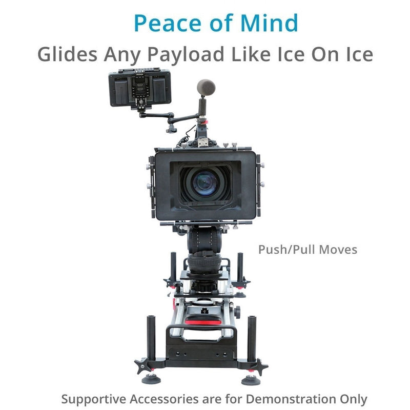 Proaim 4' Flyking Precision Camera Slider with 100mm Bowl Mount & Carrying Case