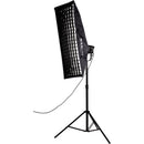 Nanlite Fabric Grid for Asymmetrical Stripbank Softbox (18 x 43")