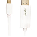 Rocstor USB Type-C to DisplayPort 4K Cable (10', White)