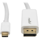 Rocstor USB Type-C to DisplayPort 4K Cable (10', White)
