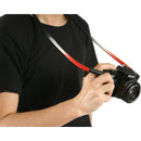 Artisan & Artist ACAM-316G Graduated-Color Silk Cord Camera Strap (Black/Navy)
