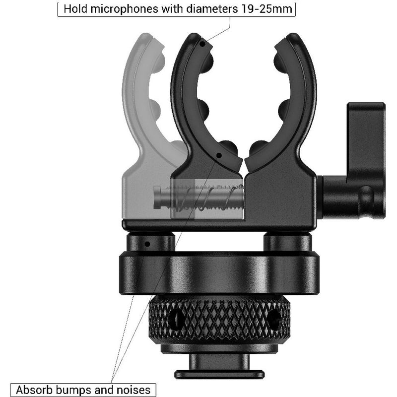 SmallRig Shotgun Microphone Holder (Cold Shoe)