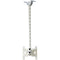 ViewZ Telescopic 3' - 8' Ceiling Mount with Length, Rotation and Tilt Adjust (White)