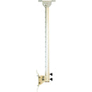 ViewZ Telescopic 3' - 8' Ceiling Mount with Length, Rotation and Tilt Adjust (White)