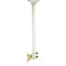 ViewZ Telescopic 3' - 8' Ceiling Mount with Length, Rotation and Tilt Adjust (White)