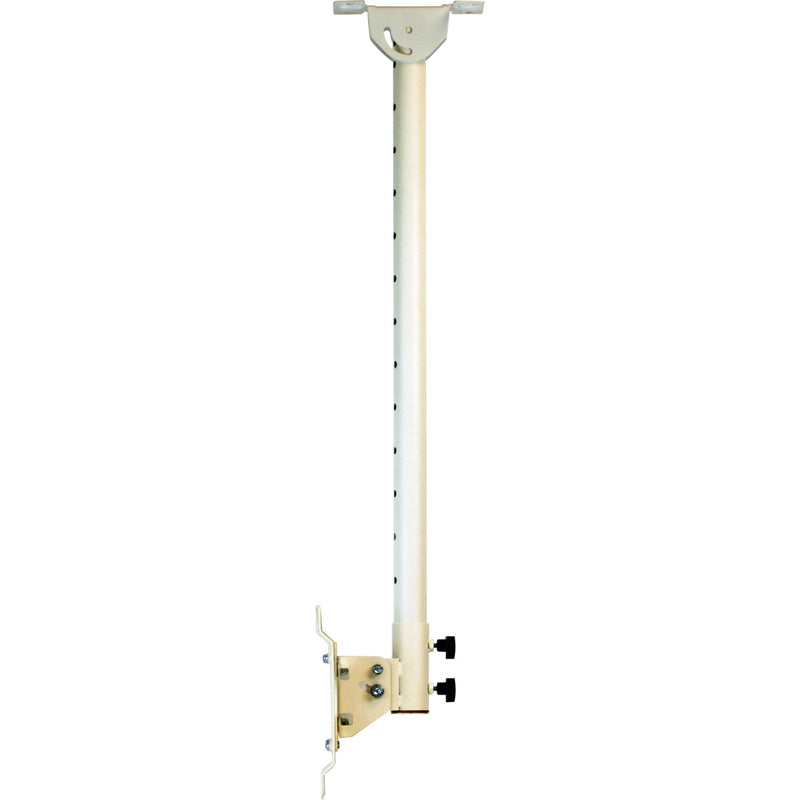 ViewZ Telescopic 3' - 8' Ceiling Mount with Length, Rotation and Tilt Adjust (White)