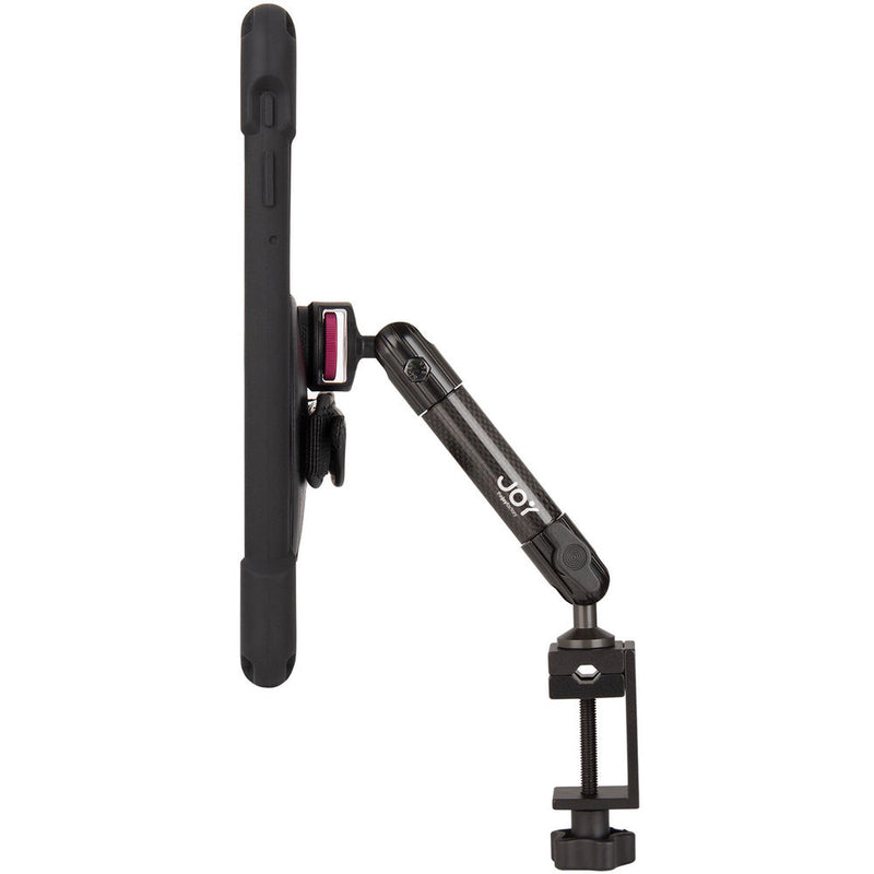 The Joy Factory MagConnect Carbon Fiber Bold MP C-Clamp Mount Bundle for Samsung Galaxy Tab A 10.5"