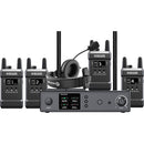 Hollyland Full-Duplex Intercom System with Four Beltpack Transceivers (2 Sets)