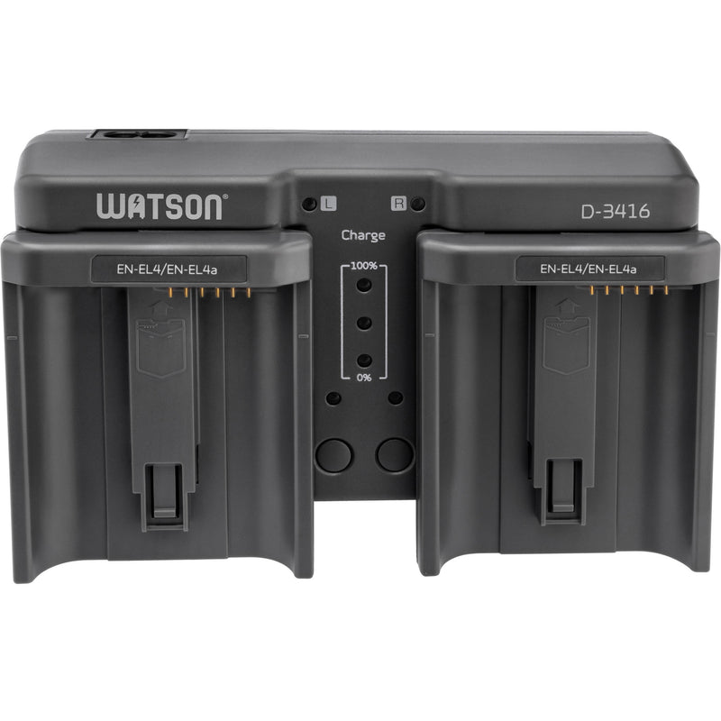 Watson Duo Charger for EN-EL18- and EN-EL4-Series Rechargeable Batteries