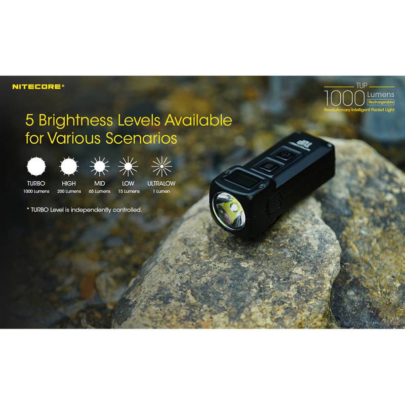 Nitecore TUP Rechargeable Pocket Flashlight (Black)