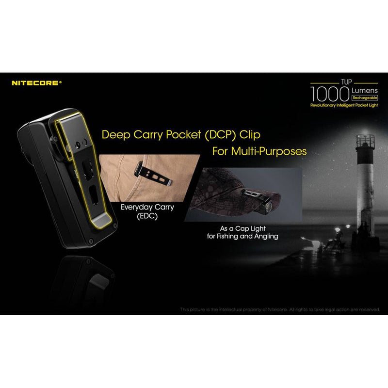 Nitecore TUP Rechargeable Pocket Flashlight (Gray)