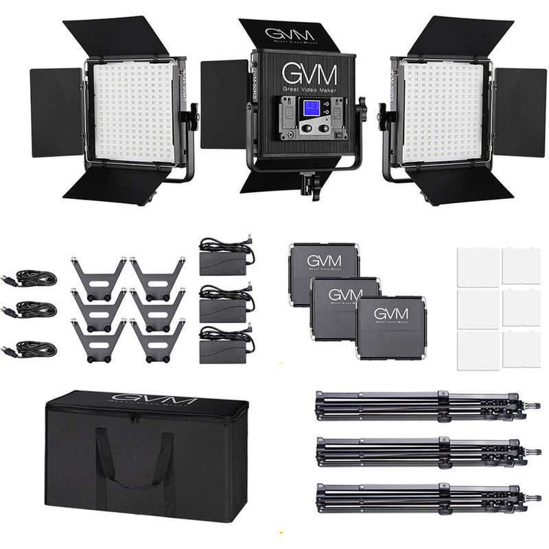GVM 50RS3L RGB 3-Light Kit
