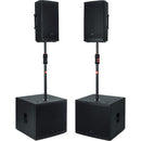 JBL BAGS Deluxe Gas Lift Subwoofer Speaker Pole (Pair)