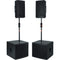 JBL BAGS Deluxe Gas Lift Subwoofer Speaker Pole (Pair)