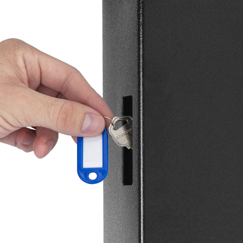 Barska 100-Key Cabinet Digital Wall Safe with Key Lock (Black)