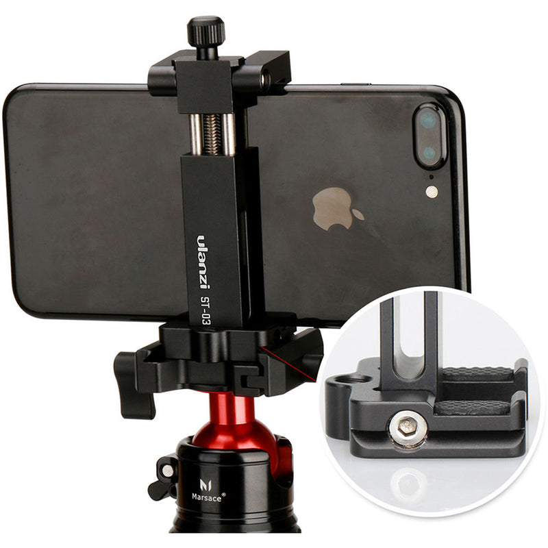 Ulanzi ST-03 Folding Smartphone Tripod Mount (Black)