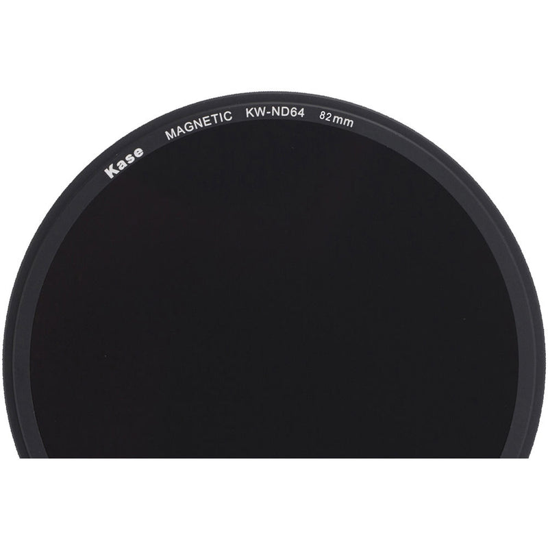 Kase Wolverine Magnetic ND64 Solid Neutral Density 1.8 Filter with 82mm Lens Adapter Ring (6-Stop)