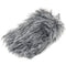 Movo Photo Furry Outdoor Microphone Windscreen Muff Custom Fit For Sennheiser MKE 400 Shotgun Mic (Dark Gray)
