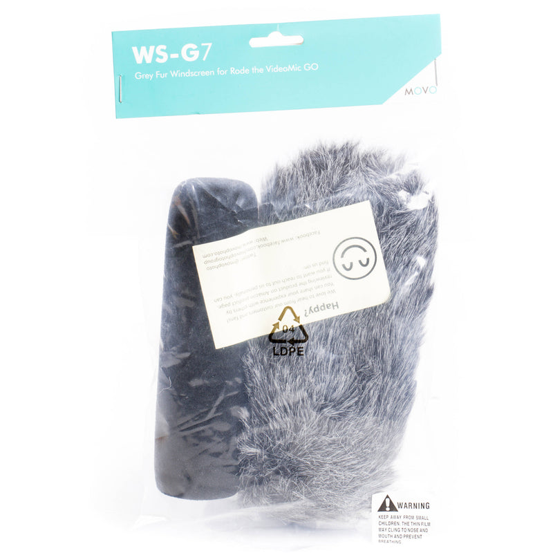 Movo Photo Furry Indoor/Outdoor Microphone Windscreen Combo Pack