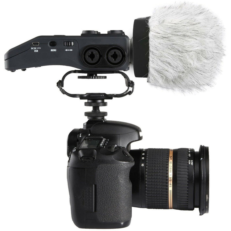 Movo Photo Professional Furry Windscreen With Acoustic Foam Technology For Portable Digital Recorders