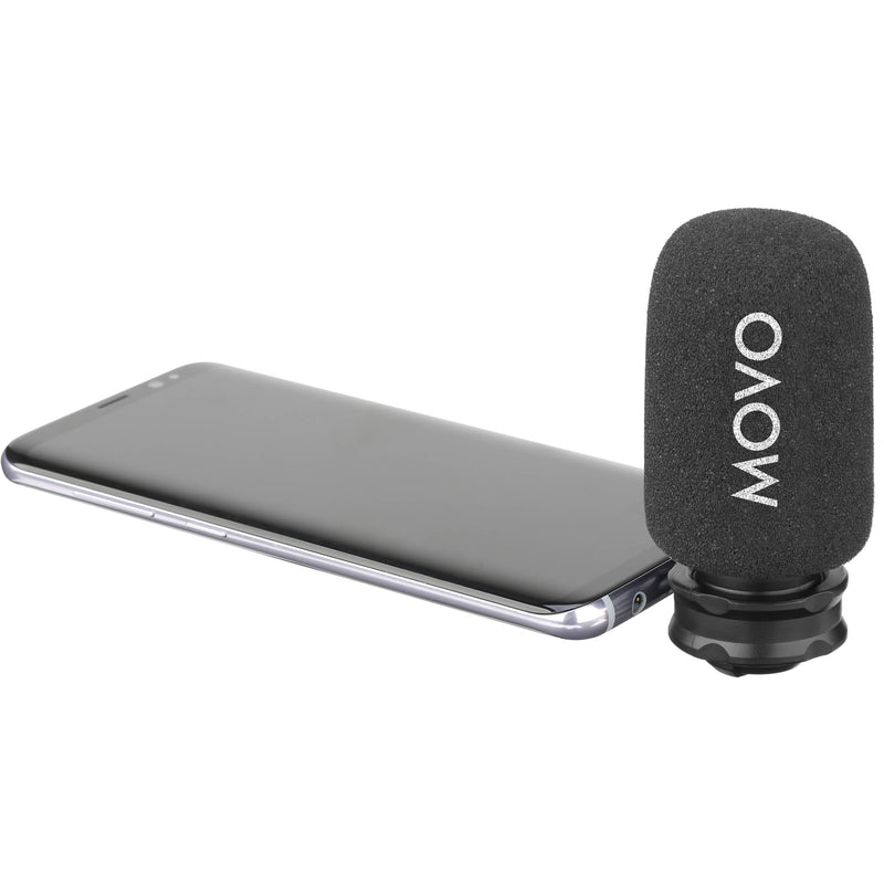 Movo Photo Directional Stereo Cardioid Microphone With USB Type-C Connector