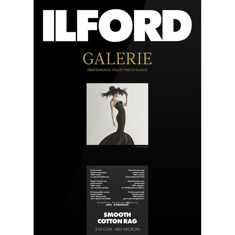 Ilford GALERIE Prestige Smooth Cotton Rag Paper (8.5 x 11", 25 Sheets)