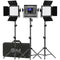 GVM 800D-RGB LED Studio 2-Video Light Kit