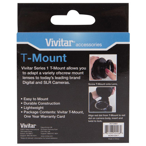 Vivitar T-Mount to Micro Four Thirds-Mount Adapter
