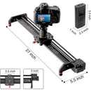 GVM Professional Video Aluminum Alloy Motorized Camera Slider (23")